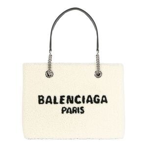 Balenciaga Duty Free Shearling Tote Womens